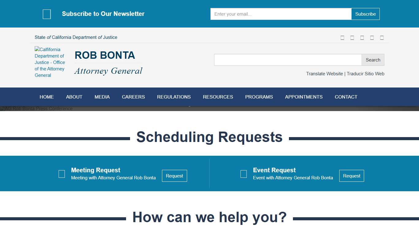 State of California - Department of Justice - Office of the Attorney General
